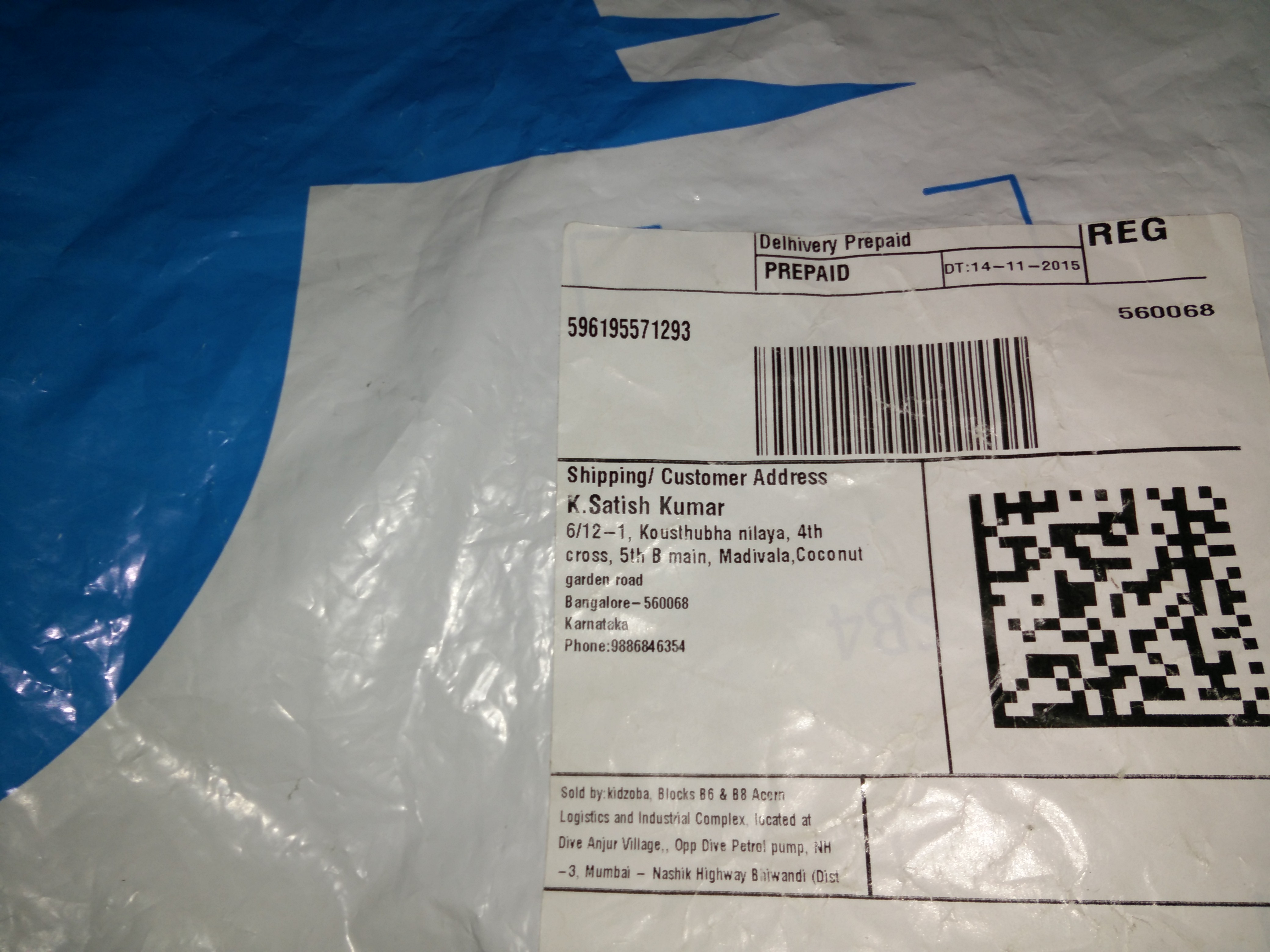 Flipkart — Wrong delivery item
