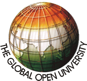 The Global Open University Nagaland  Logo