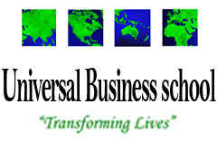 Universal Business School Logo