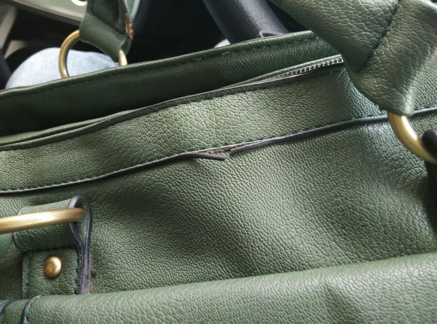 Bagzone Lifestyles Pvt. Ltd. — Lavie Bag skin peeled off
