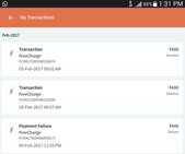 Complaint against freecharge company for not refunding my 800 rupees