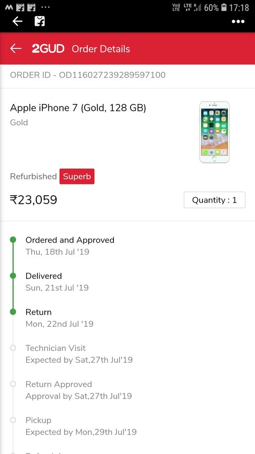 Resolved Flipkart Iphone 7 128gb Gold Refund Being Rejected Over And Over Again
