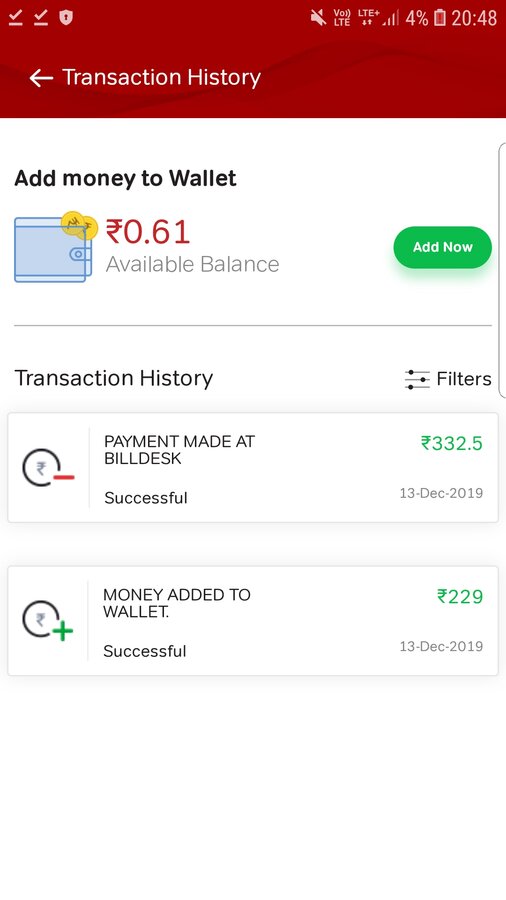 Billdesk Amount Debited From My Airtel Money Wallet And Made At