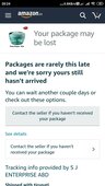 amazon not delivered the product