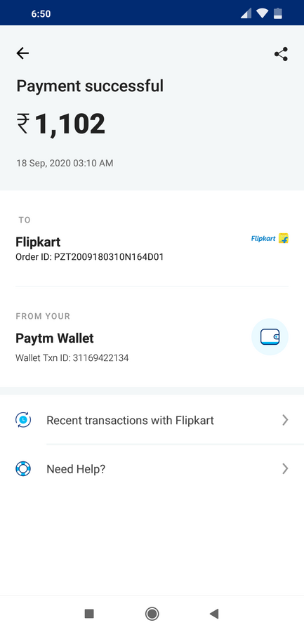 [Resolved] Flipkart — Paid payment already but still getting payment ...