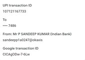 Payment successfully done by others to my Andhra Bank account through PhonePe but it is not credited to my account