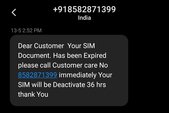 My Airtel sim got deactivated although it had an active plan and was in use.