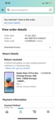 Refund for my order of Redmi note 10 pro max