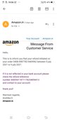 Amazon initiated refund but not received