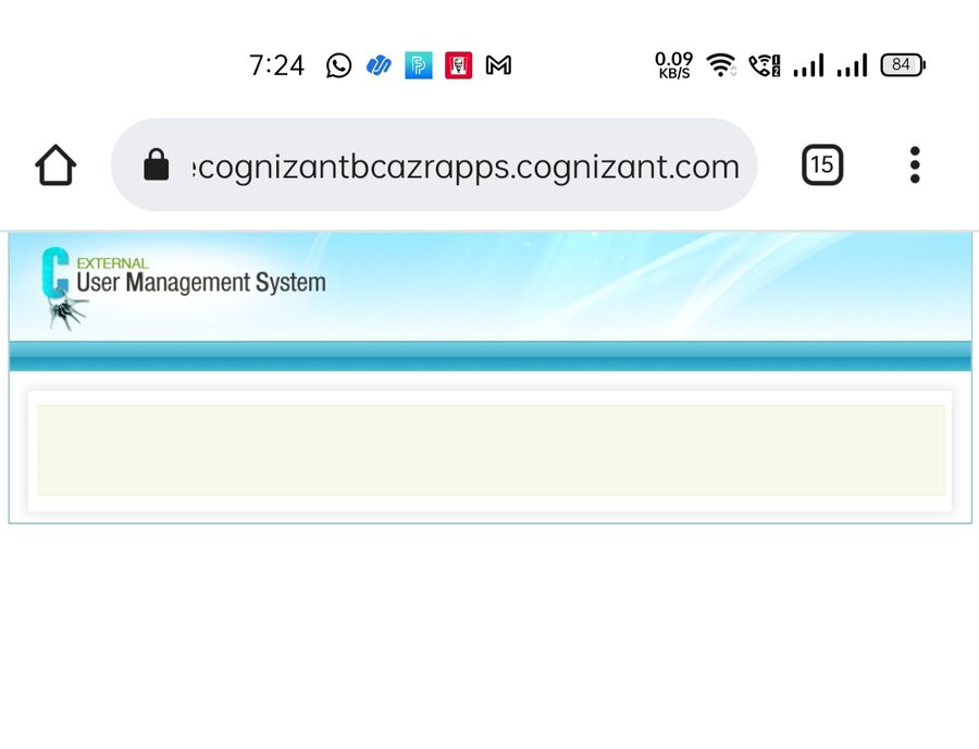 Cognizant Technology Solutions Unable To Login In One Cognizant Portal
